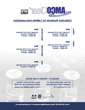 AMCO Clear Primary Standards Brochure GFS Chemicals